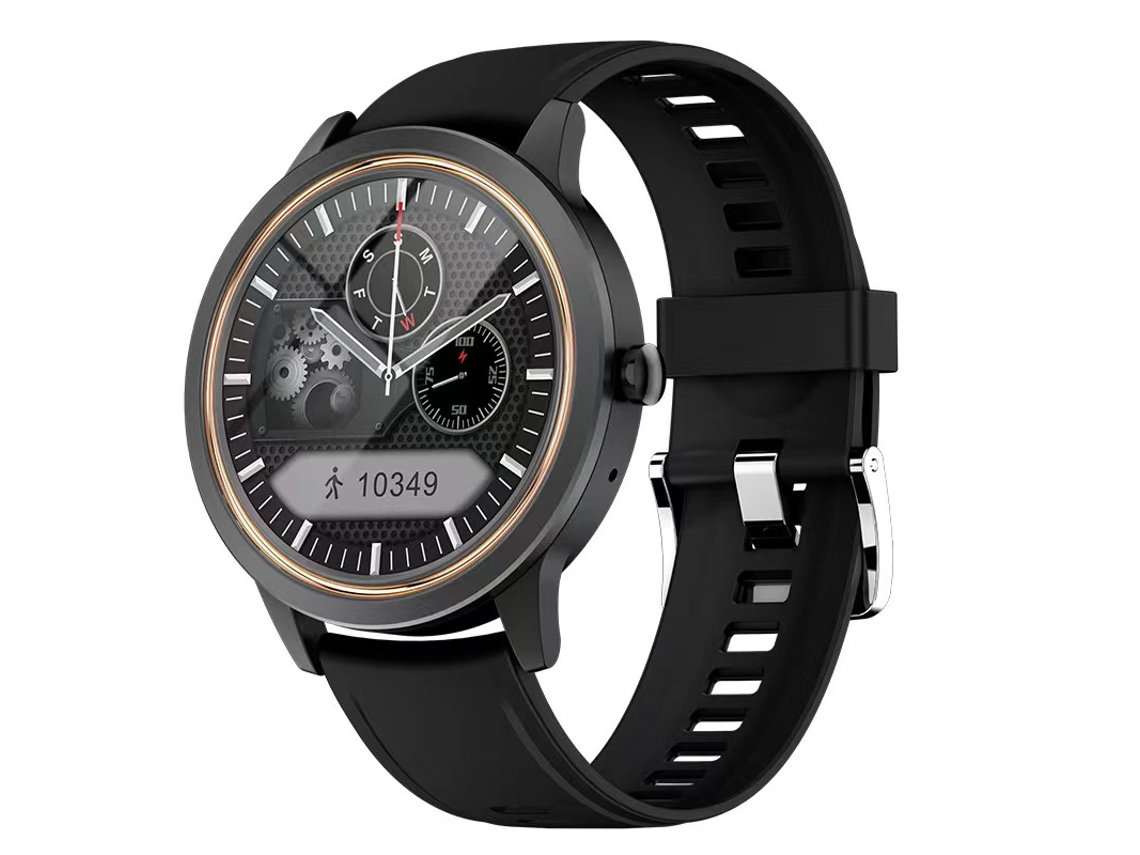Smartwatch, 1,32 Polegadas, Monitoramento de Saúde 24 Horas, Preto Bestvite