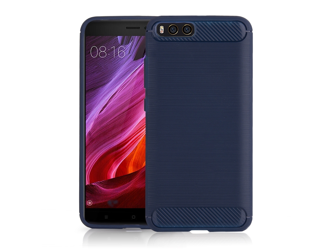 Capa LAXISCREED Xiaomi 6 Carbono Azul Marinho