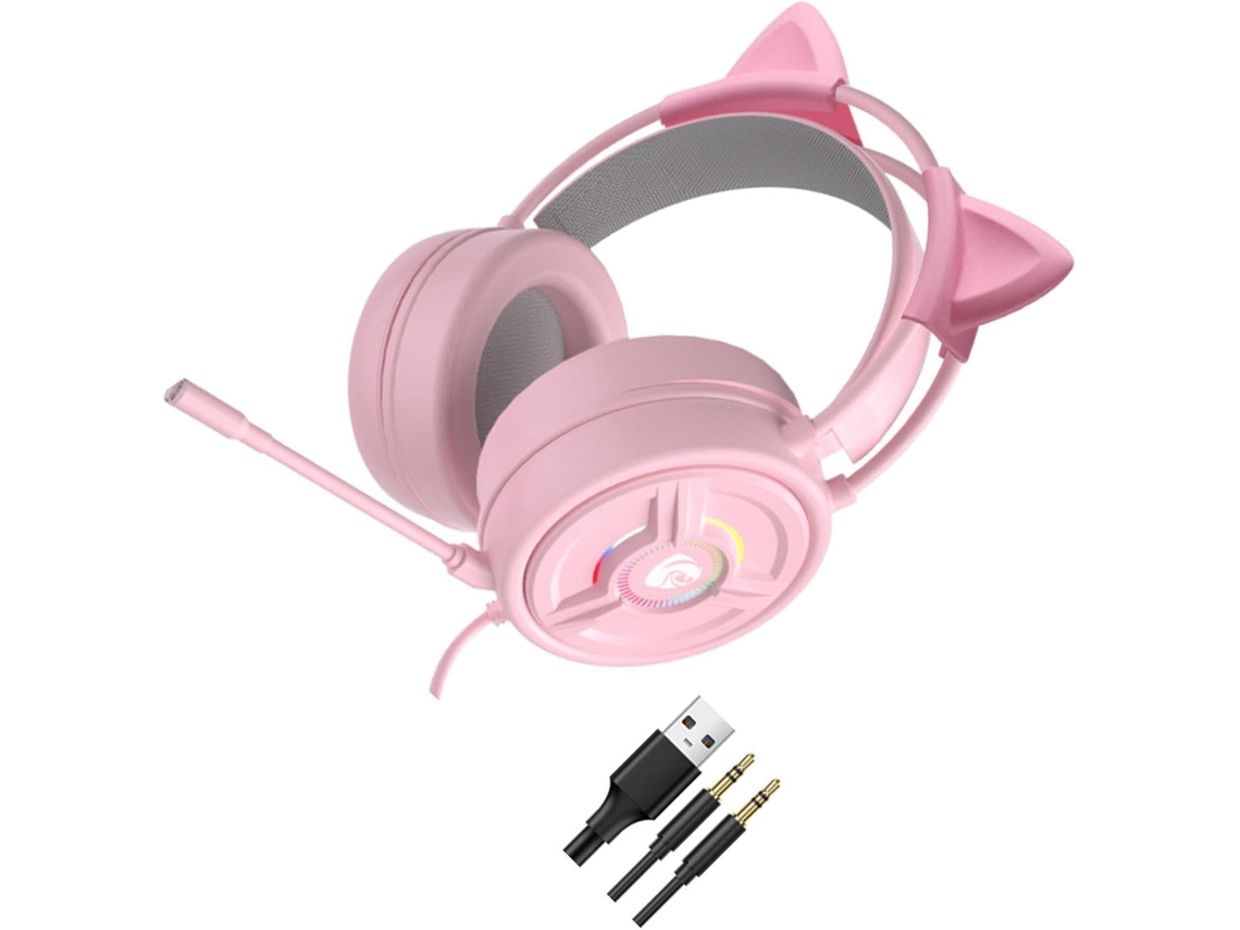 Acessórios De Jogo Para Computador Portátil: Casque Audio Com Micro A 360°, Oreillettes Souples Et
