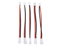 5pcs Cabo Adaptador De Bateria Ph2.0 2p Macho Para Fêmea Para Axial Scx24 1/24 Rc Crawler 91mm/3.6in
