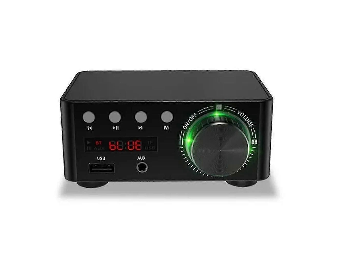 Amplificador De Áudio Digital 100 W Com Saída 50 E Bluetooth