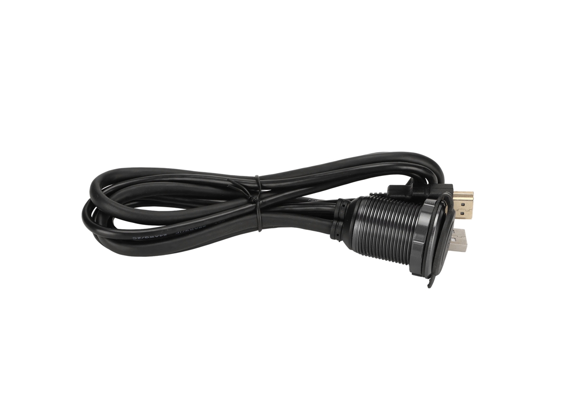 Cabo Usb Painel 2.0 4k 1m Carro Extensão