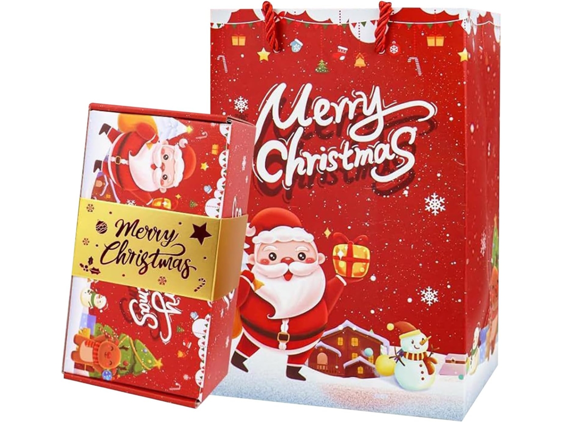 Cofrinho De Natal Dobrável E Agradável Para Presentear |