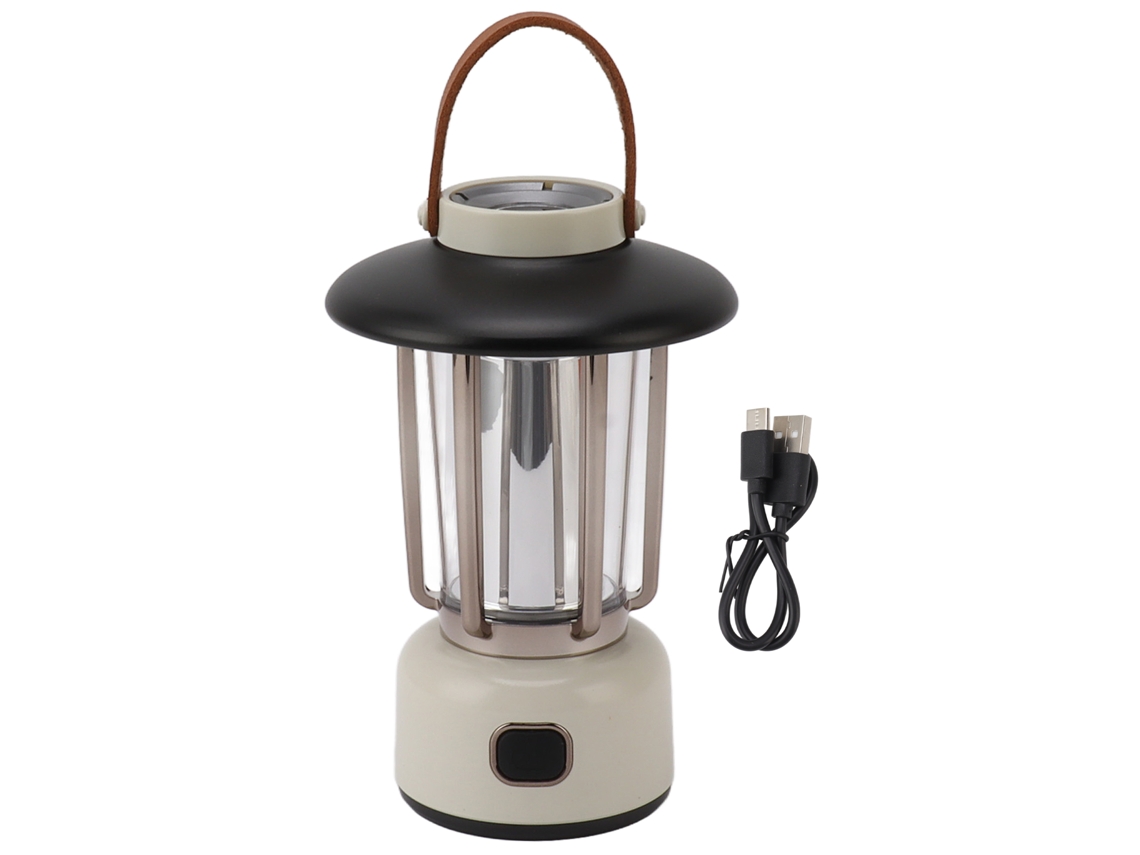 Lanterna Acampamento Led 3 Modos Alimentação Múltipla Exterior | S/MARCA