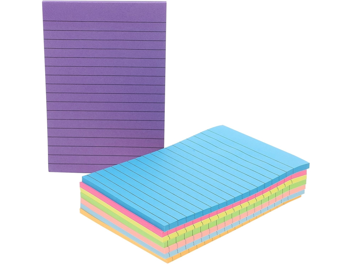 Autocolantes Mémo De Notas Multifuncionais Em Papel Forte Aderência, Design Adorável, 8 Cadernetas De 45