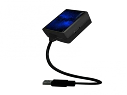 Projetor LED USB Lurelia para carro, céu estrelado, sol integrado de 26,5 cm