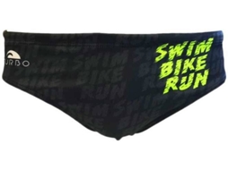 Slips para Homem TURBO Swim-bike Run Preto para Natação (S)