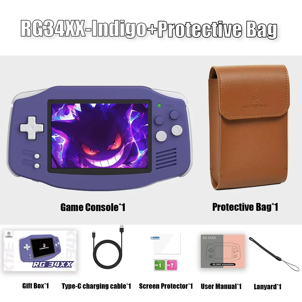 Consola de Jogos Rg 34xx com 11 Mil Jogos, HD Ips Oca Wi fi Bluetooth MDUG