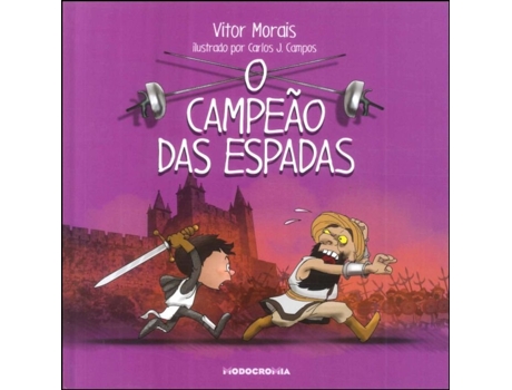 Livro O Campeão das Espadas de Vitor Morais .