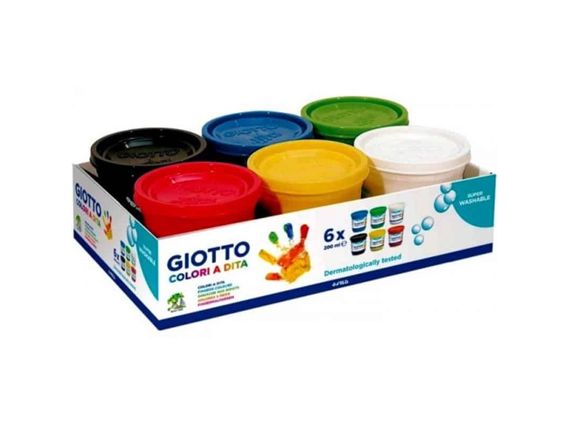 Giotto Pintura a Dedos X6 Maxi
