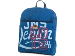 Mochilas LOIS Casual Estampada De Lona (29 x 24 x 9 cm - Azul)