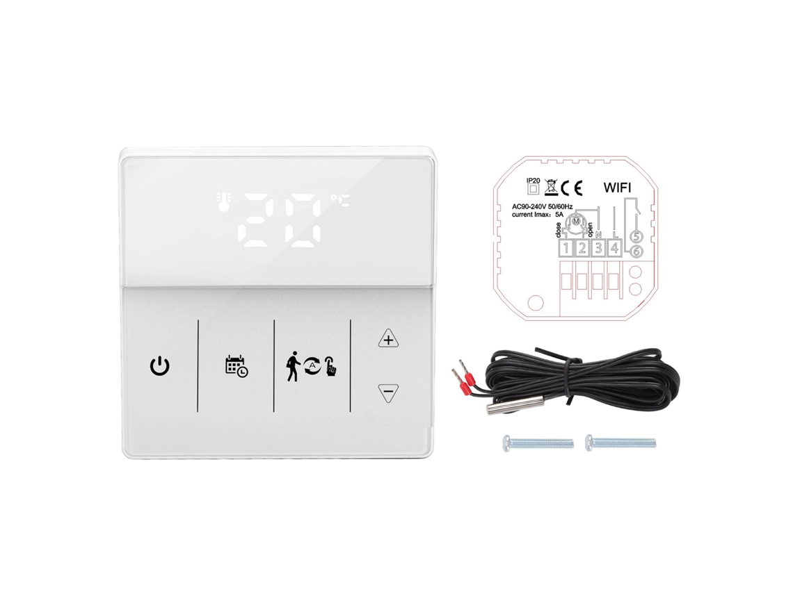 Termostato Inteligente LAXISCREED com Tela Touch e Wi fi