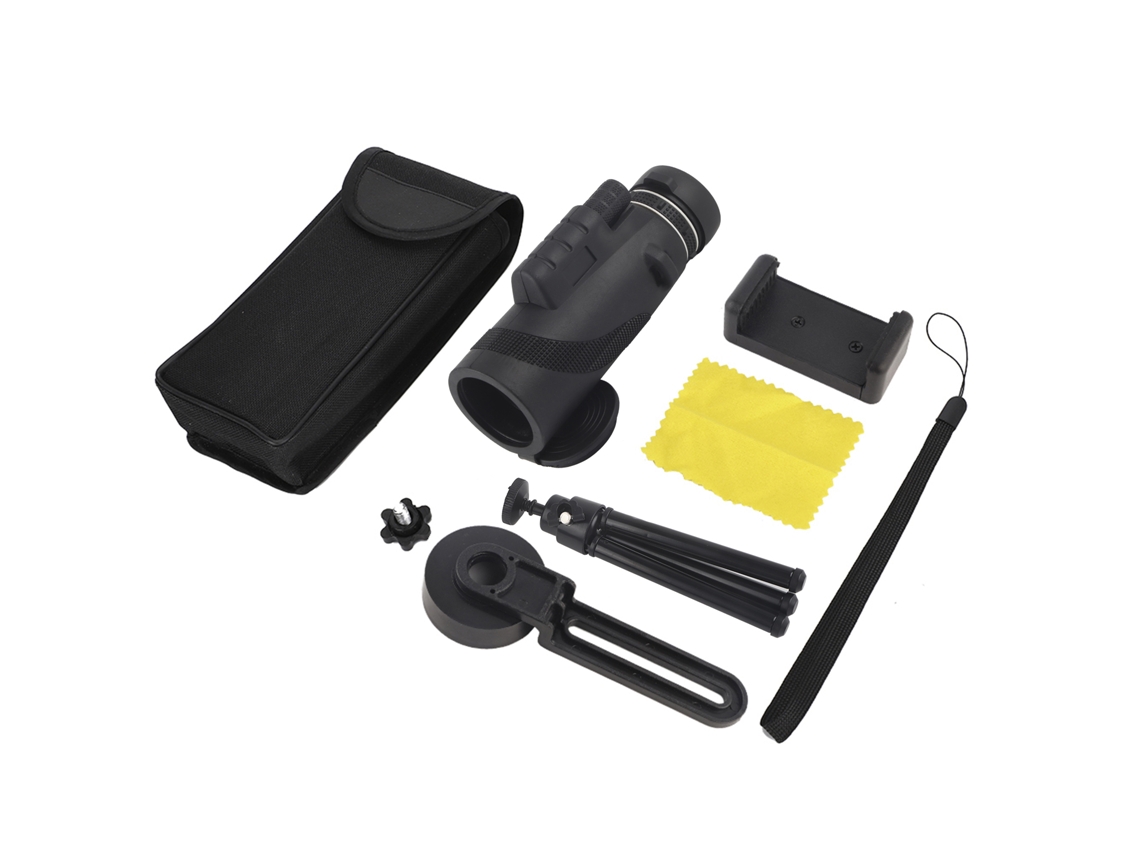 Telescopio Monocular Con Zoom 8x Y Enfoque Manual, Lente de Visión Nocturna, Compatible Con Iphone, Samsung, Huawei Y Xiaomi.