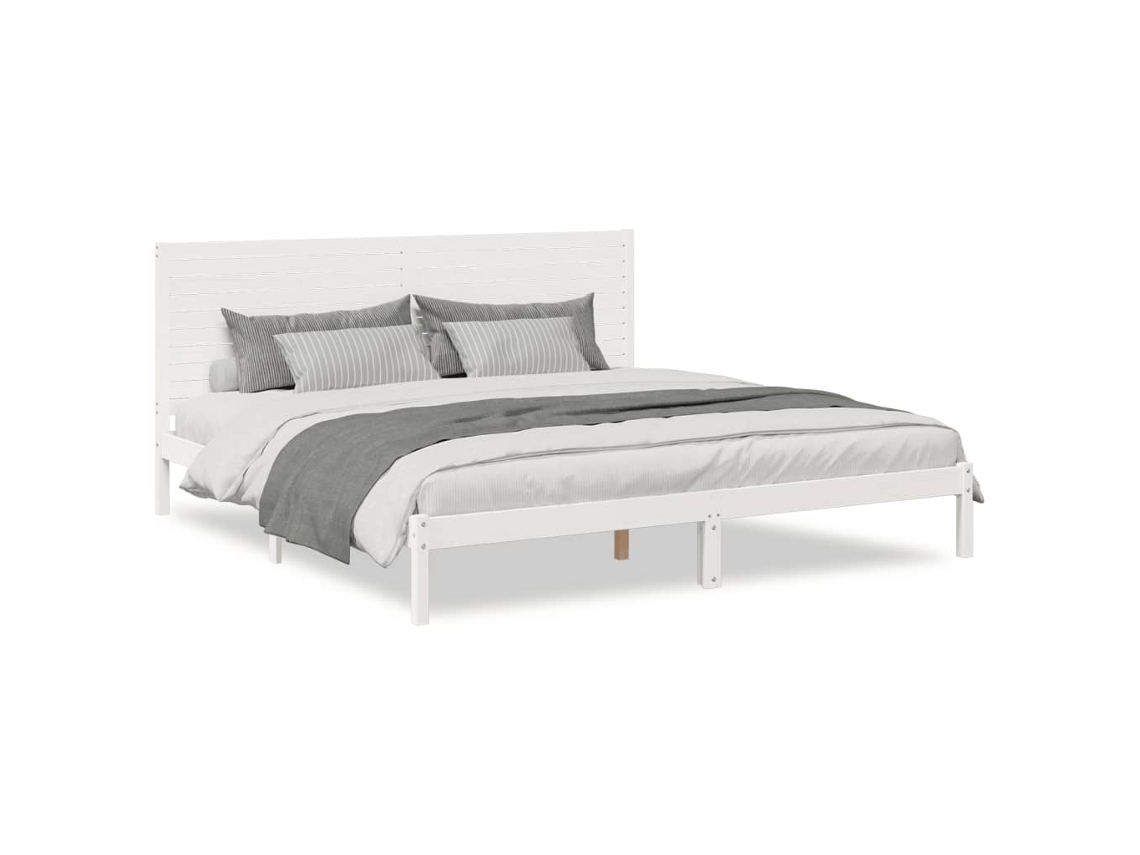 Cama Extra Longa Madeira Maciça MAISON EXCLUSIVE (180x210 cm)