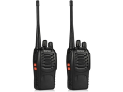 Walkie talkie de longo alcance BF 888s com 16 canais AQUAFORGE