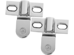 Conjunto De 2 Dobradiças Para Portas Box Vidro, Dobradiças De Substituição Em Aço Inoxidável Com Suporte Fixo Para
