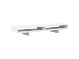 Suporte para monitor VIDAXL Branco Madeira processada (100x27x15 cm)