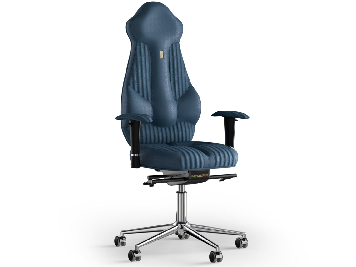 Cadeira de Escritório Ergonómica KULIK Tecido de Costura Imperial (Antara - Cobolt -130x50x50cm)