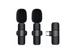 Microfone De Lapela Sem Fio Para Android/ Laptop, Plug Play, Clipe Fio A Aquaforge