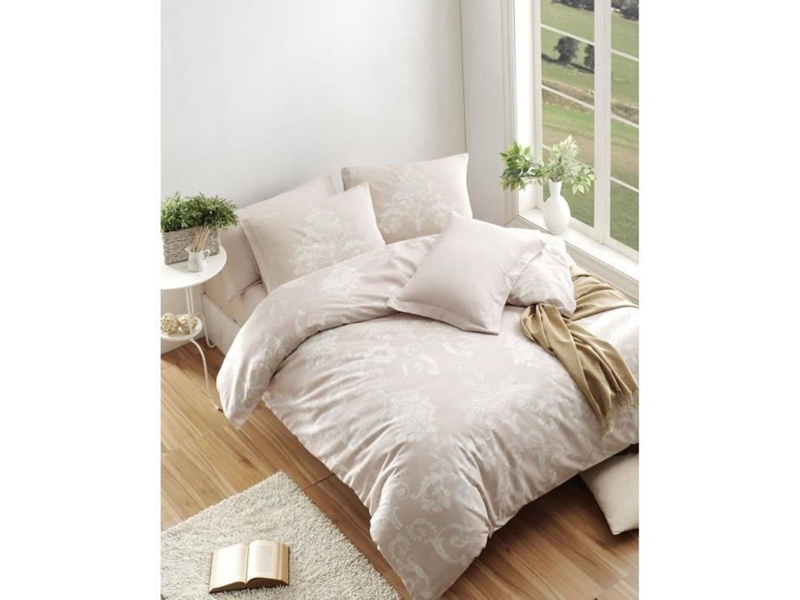 Conjunto de cama: capa de edredom 220 x 240 cm, 2 fronhas 60 x 60 cm, 65% algodão, Visn, Youdoit