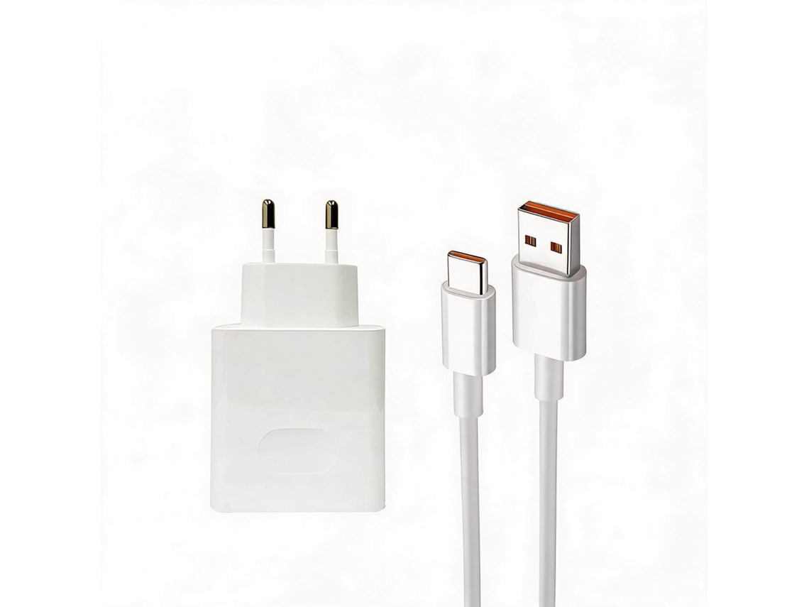 Carregador Para Huawei Mate 40 Pro 66w (usb-c - Branco) Digitallab