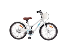 Conjunto 1 Bicicleta Infantil Vidaxl Branco Aço (137 X 54 X 79 Cm)