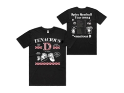 Tenacious D Spicy Meatball Tour 2024 T shirt ROCKINSTONE Unisex Best Sellers Sizexxl