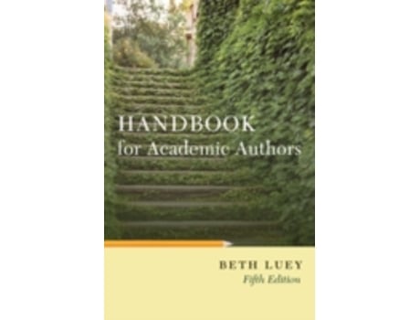 Livro handbook for academic authors de beth luey (inglês)