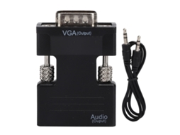 Conversor Hdmi para Vga LAXISCREED 1080p com Áudio 3.5mm