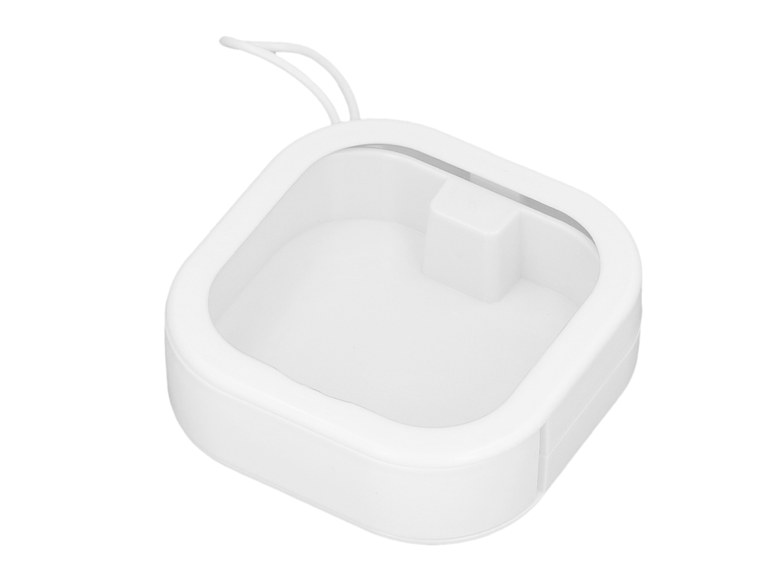 Pequenos Recipientes Transparentes Abs Tpe com Interruptor Push para Organizar Gavetas Branco | S/MARCA