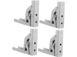 Conjunto De 4 Ocultas Aço Laminado A Frio Com Design Ângulo Amplo Para