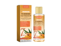 Óleo Clareador De Curcuma Facial E Corporal