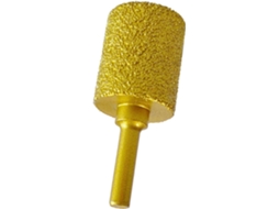Broca Diamantada Para Desbaste, Ponta Montada, Haste De 6 Mm, Cabeça