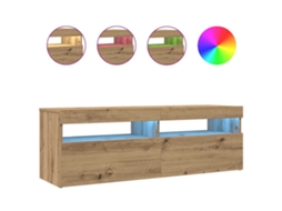 Tv Cabinet, Tv Cabinets Vidaxl Marrom Madeira Processada (n/a)