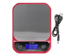 Balança De Cozinha Precisão 5kg Com Função Tara, Display Retroiluminado, Conversão Unidade Para Churrasco