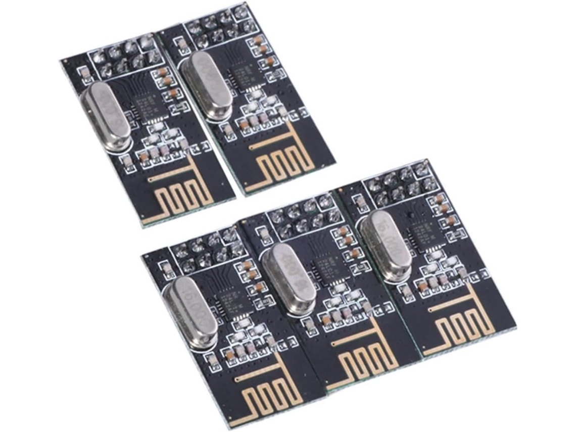Módulo Transceptor De Rádio 2,4 Ghz Com 5 Peças E Antena Integrada