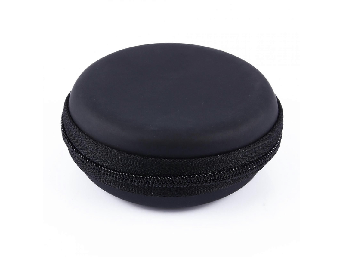 Estojo Portátil Para Fones De Ouvido, Mini Estojo Redondo Rígido Para Guardar Fones De Ouvido E Cartões Sd/tf.