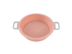 Forma De Bolo Redonda Para Fritadeira De Ar - Tabuleiro Antiaderente Resistente Ao Calor Para Air Fryer