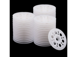 100pcs arruelas plásticas planas, 45mm, para parafusos e pregos | S/MARCA