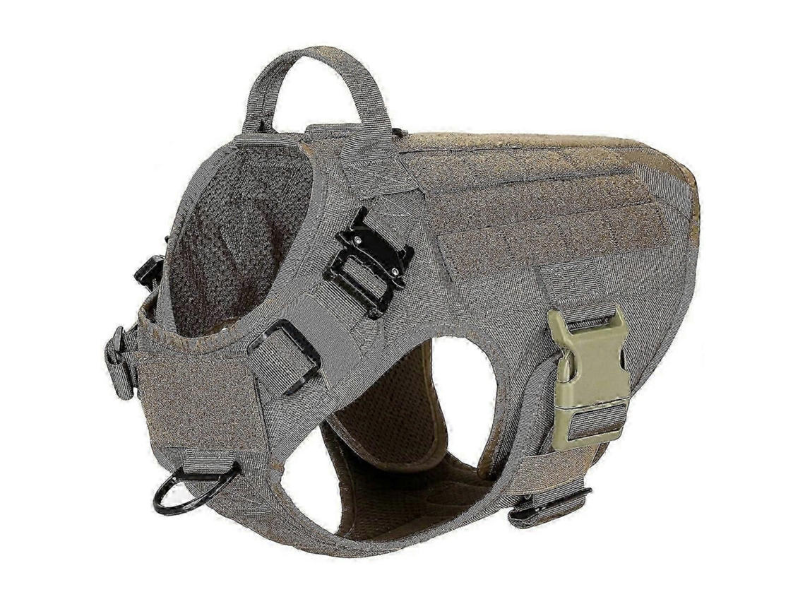 Arnes Tactico Para Cachorro, Modelo 2025, Com Alca, Resistente