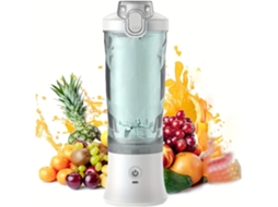 Liquidificador pessoal compacto, 380ml, 6 lâminas, USB | STELASPLEN