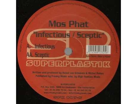 Vinil Infectious / Sceptic Superplastik