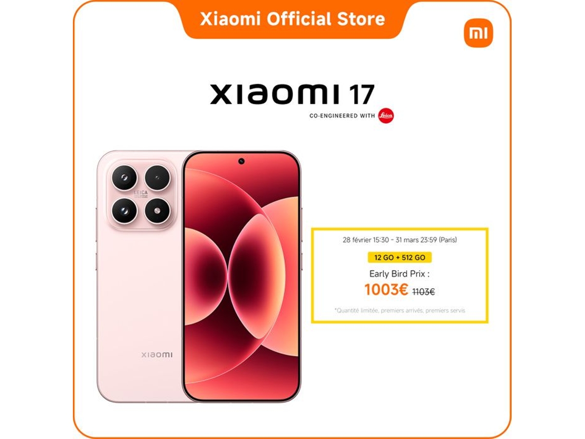 Telefone Móvel - Xiaomi - Xiaomi 17 Rosa - 12 Gb Ram - 512 Gb - Óptica Leica Summilux