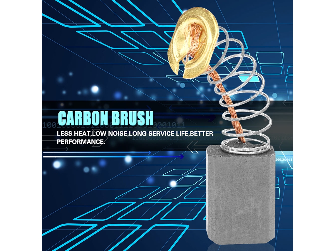 20 Peças De Escovas De Carbono Para Motor 13*9*6mm, Substituição Para Motor Elétrico Genérico