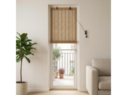 Vidaxl Estores De Rolo Natura 50 X 220 Cm Bambu