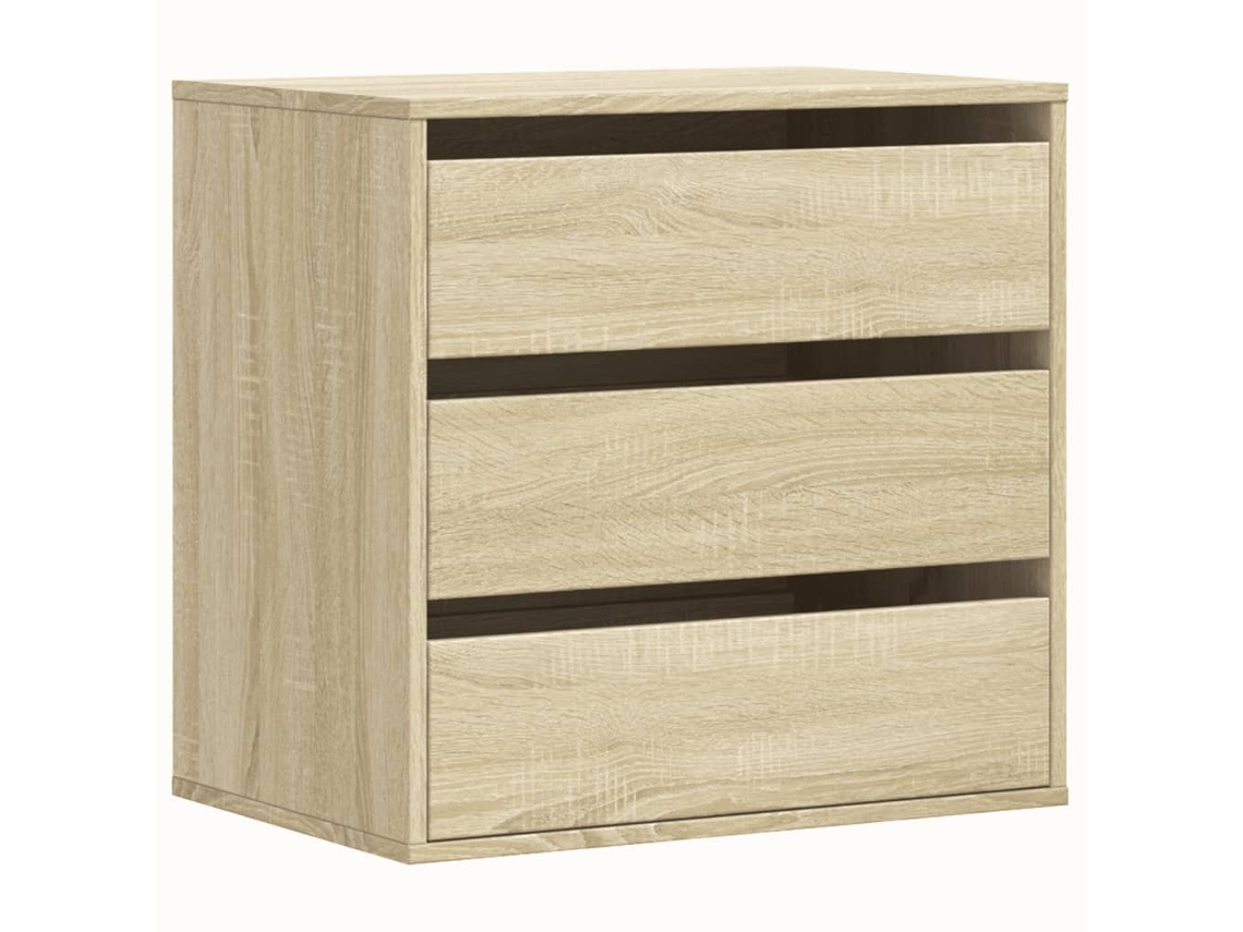 Chest Of Drawers, Chests Of Drawers Vidaxl Marrom Madeira Processada (60 X 41 X 58 Cm)