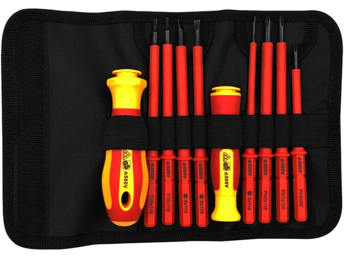 Conjunto De Chaves Fenda Precisão 500v, Ferramentas
