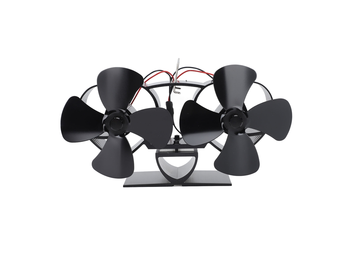 Ventilador Estufa LAXISCREED 4 Lâminas Duas Cabeças
