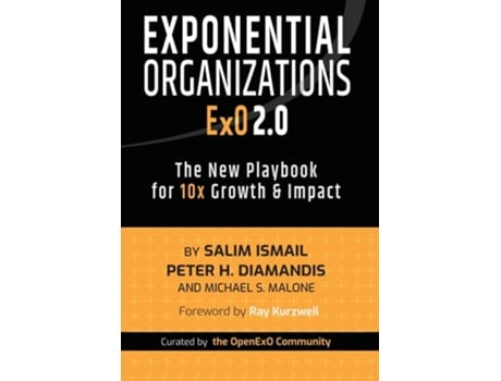 Livro Exponential Organizations 2.0 de Salim Ismail, Peter H Diamandis et al. (Inglês - Capa Dura)