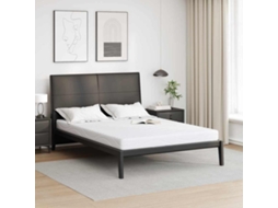 Vidaxl Colchão Médio 160 X 200 Cm Branco